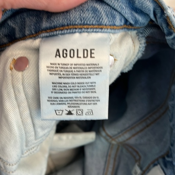 AGOLDE
Toni Daylight Mid-rise Straight Jeans Light Wash Size 26 Color Daylight - Picture 10 of 17